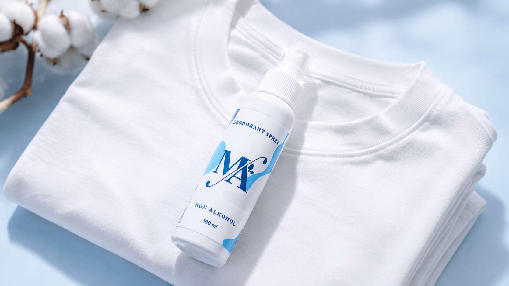 Madeo Deodorant Spray tidak meninggalkan noda di pakaian