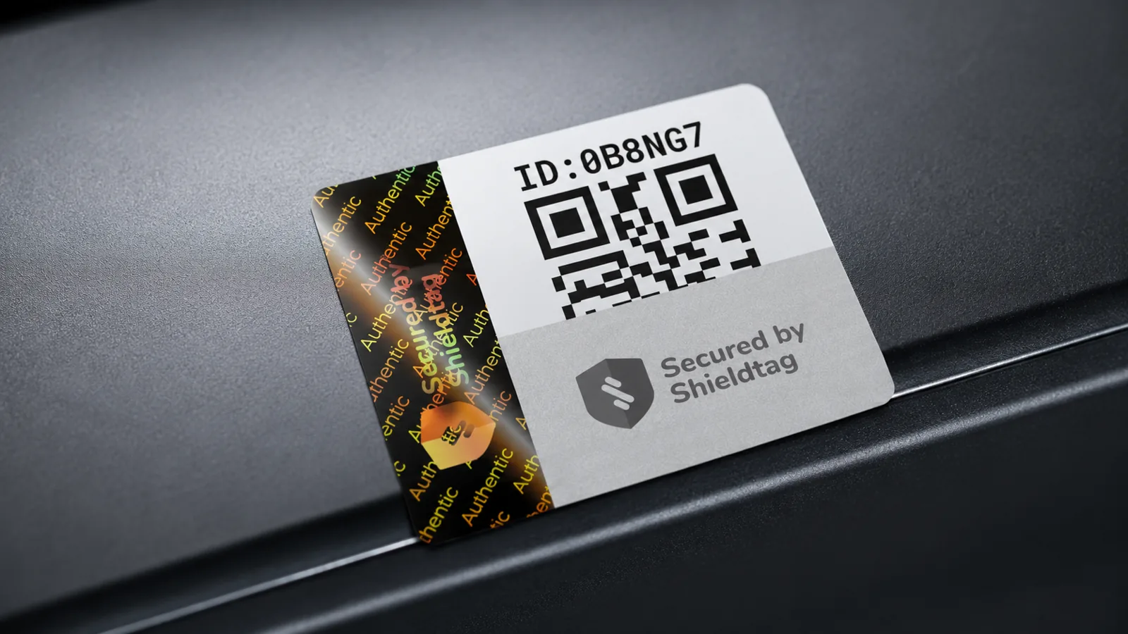 Stiker hologram QR Secured by Shieldtag sebagai pencegah pemalsuan