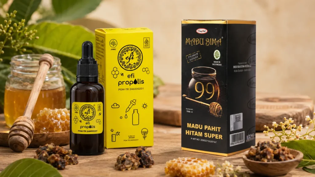 Perbandingan madu murni asli dan madu palsu bersama Efi Propolis dan Madu Bima 99