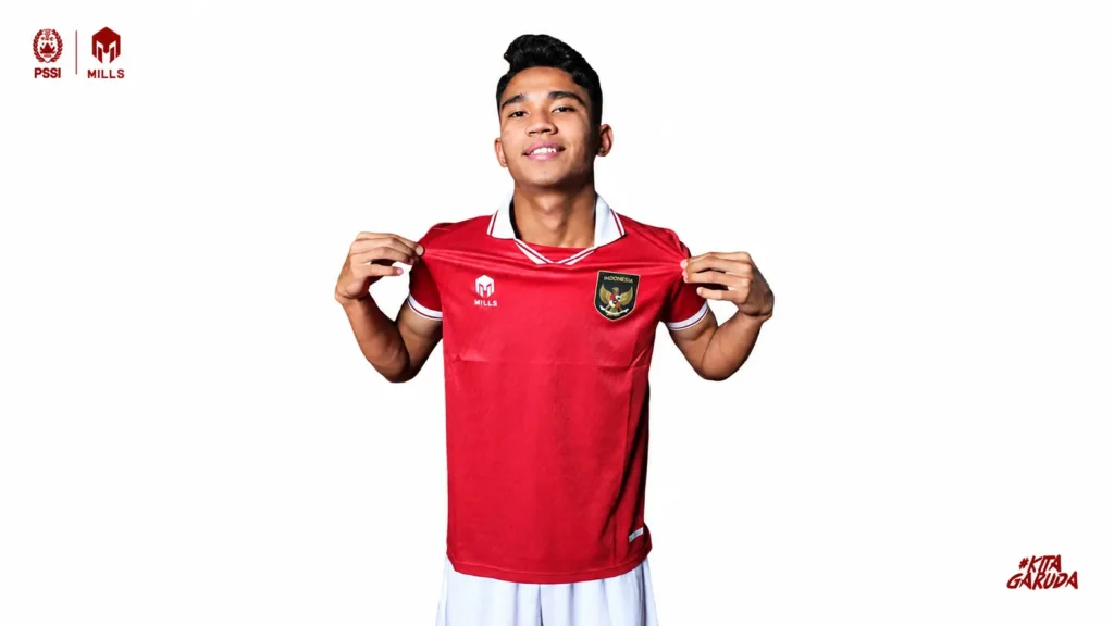 Jersey Mills Merah Timnas Indonesia Asli